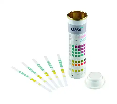 Oase 50570 AquaActiv QuickSticks 6 in 1 – Wasser Teststreifen für Teich und Pool