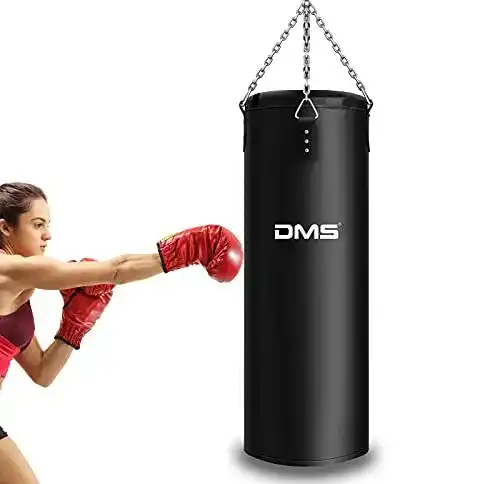 Boxsack DMS gefüllt 25 kg 105 cm mit Halterung für Kampfsport