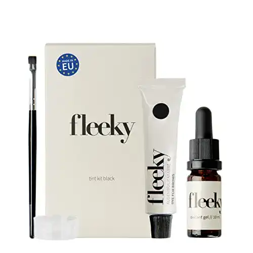 Augenbrauenfarbe Fleeky Brow fleeky Tint Kit Black, DIY Set