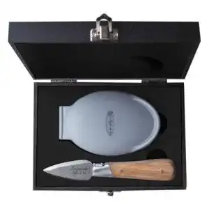 Austernmesser Laguiole Style de Vie Luxury Line mit Eichenholzgriff