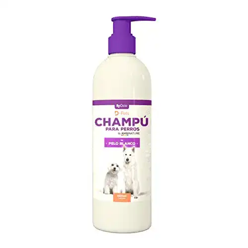 Hundeshampoo für Hunde mit weißem Fell von RcOcio – 1 Liter