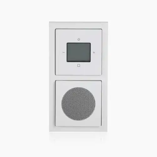 Unterputzradio Busch-Jaeger 8240-84 WLAN Radio Komplettset, 2 W, Weiß
