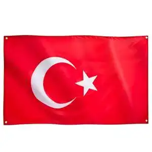 Türkei Flagge 91×152 cm mit 4 Ösen für Innen und Außen