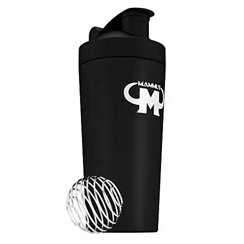 Edelstahl Protein Shaker von Mammut Nutrition für Fitness und Sport