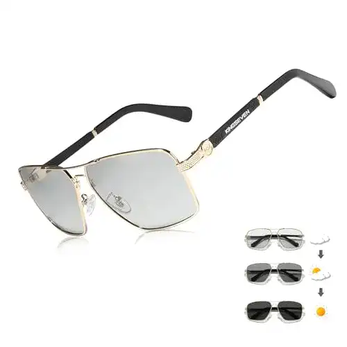 Kingseven Sonnenbrille mit polarisierten Gläsern für Herren und Damen