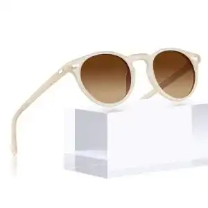 Carfia Runde Sonnenbrille für Damen mit polarisierenden Gläsern