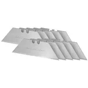 Trapezklingen Stanley 1992 ohne Lochung, 62mm Klingenlänge, für Schneidarbeiten