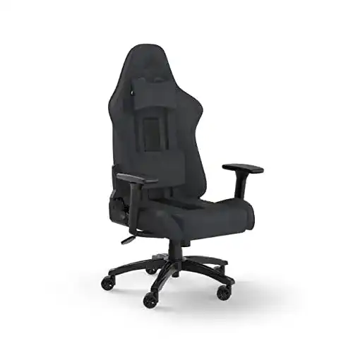 Corsair TC100 Relaxed Gaming-Stuhl mit Stoffbezug und ergonomischem Design