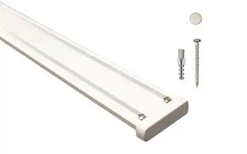 Gardinenschiene iso-design N 2 läufig aus Aluminium in Weiß