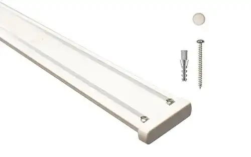 Gardinenschiene iso-design N 2 läufig aus Aluminium in Weiß