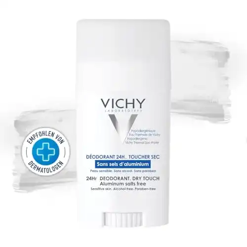 Deo ohne Aluminium von Vichy – Hautberuhigender Deo-Stick für empfindliche Haut