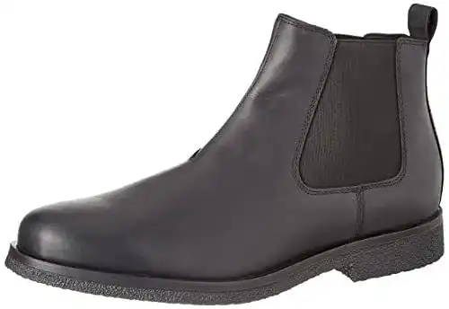 Chelsea Boots Herren Geox Uomo Claudio Stiefeletten in Schwarz, Größe 43 EU