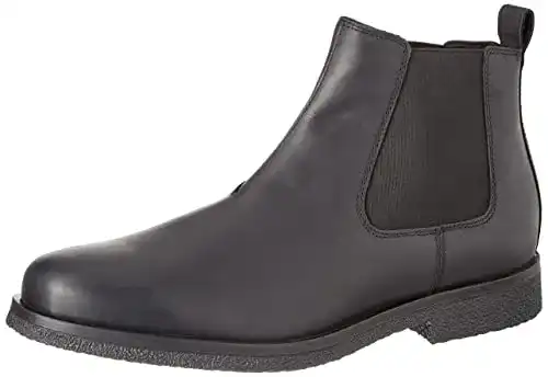 Chelsea Boots Herren Geox Uomo Claudio Stiefeletten in Schwarz, Größe 43 EU