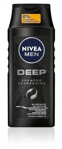 Nivea Men Deep Shampoo für Männer gegen fettige Haare mit Aktivkohle