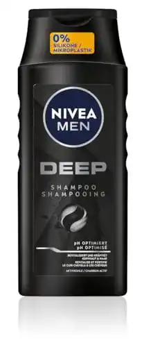 Nivea Men Deep Shampoo für Männer gegen fettige Haare mit Aktivkohle
