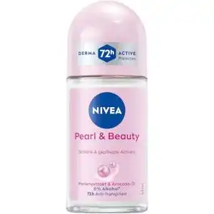 Nivea Pearl & Beauty Deo Roll-On für Frauen, Antitranspirant 50 ml