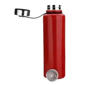 Edelstahl-Trinkflasche 1,5 Liter Verus Metall Wasserflasche