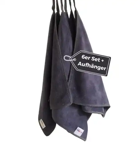 EliXito Spültücher für die Reinigung im Haushalt 6 Stück in Lila/Grau