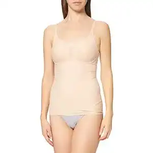 BH-Hemd Triumph Damen Shape Smart Bra-Shirt Vest in Neutral Beige