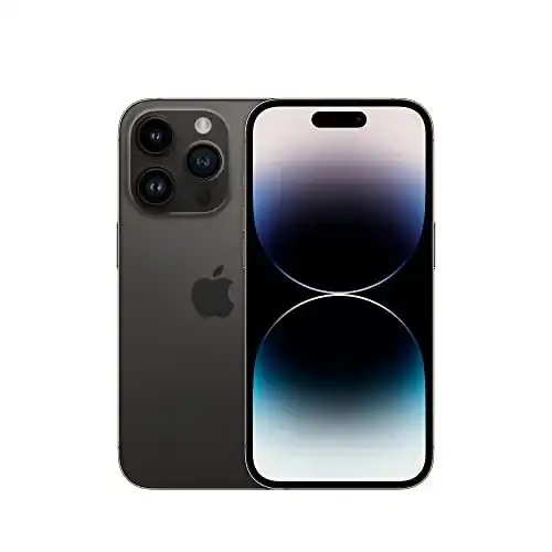 Apple iPhone 14 Pro (128 GB) in Space Schwarz – Generalüberholt