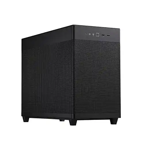 Asus Prime AP201 Micro-ATX Gehäuse in Schwarz mit hoher Kühlleistung