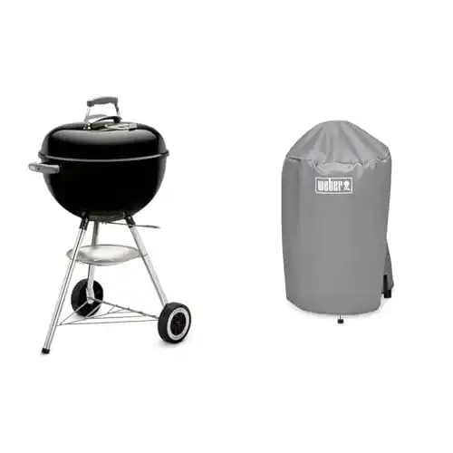Mini Kugelgrill Weber 1241304 Holzkohlegrill Classic Kettle 47 cm