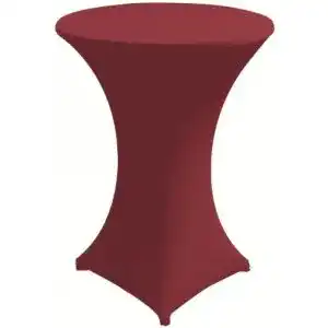 Stehtischhusse Babat Stretch in Gelb für Bistrotische mit 80-85 cm Durchmesser