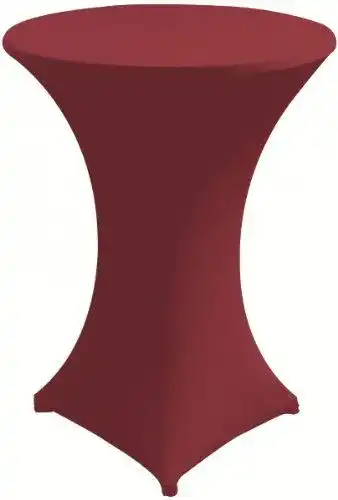 Stehtischhusse Babat Stretch in Gelb für Bistrotische mit 80-85 cm Durchmesser