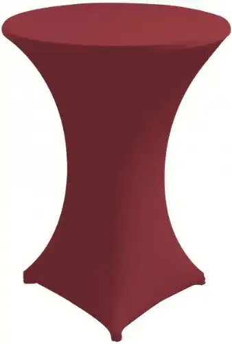 Stehtischhusse Babat Stretch in Gelb für Bistrotische mit 80-85 cm Durchmesser