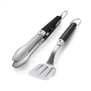Grillbesteck Weber 6645 2-teilig mit Zange und Wender