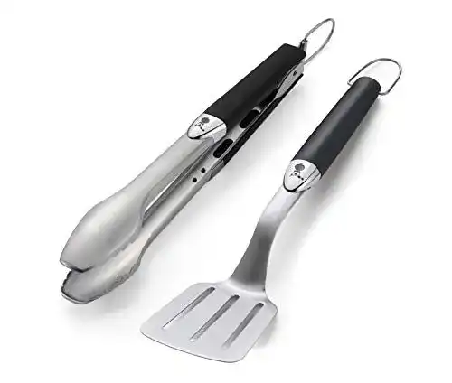 Grillbesteck Weber 6645 2-teilig mit Zange und Wender