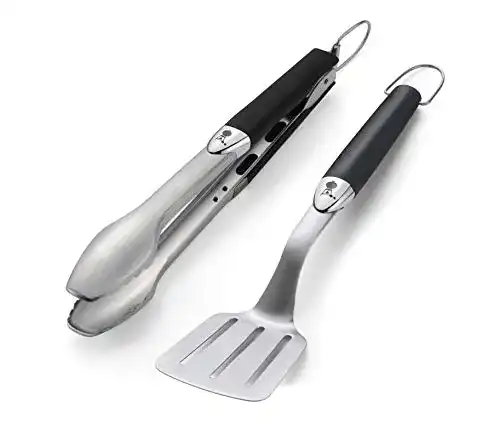 Grillbesteck Weber 6645 2-teilig mit Zange und Wender