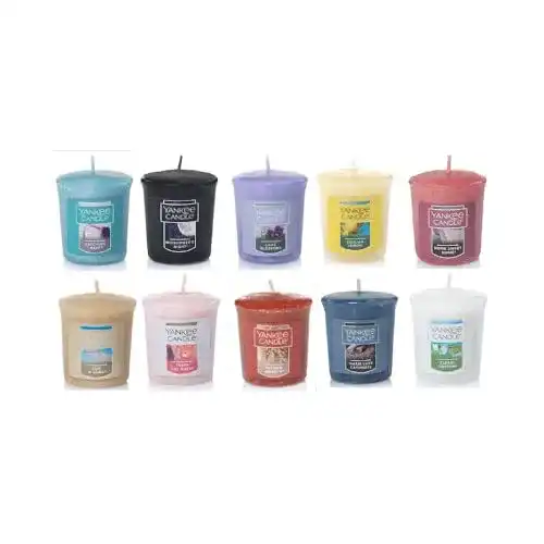 Yankee Candle Votivkerzen Set mit 10 verschiedenen Düften