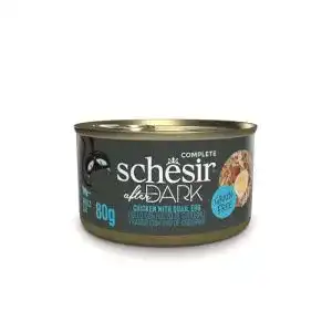 Schesir Katzenfutter – Komplettes Nassfutter für Katzen (12 Dosen x 80 g)