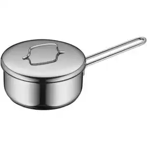 Kasserolle WMF Mini Stiel 16 cm mit Metalldeckel für kleine Portionen