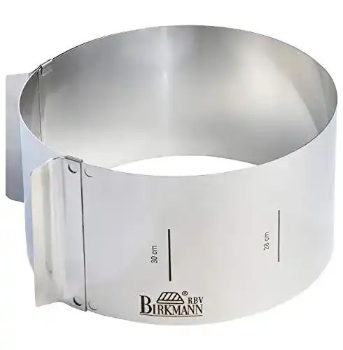 Tortenring von RBV Birkmann, hoch und stufenlos verstellbar (18-30 cm)
