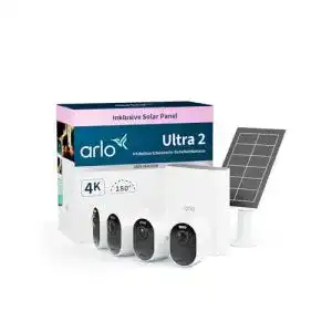 Arlo Ultra 2 Überwachungskamera für Außenbereich mit WLAN und Solar