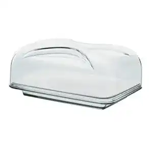 Guzzini Käseglocke Gocce, Rechteckig, Transparent, 25,5 x 18 x 11,5 cm