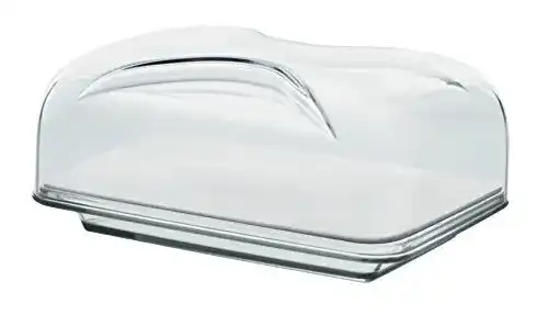 Guzzini Käseglocke Gocce, Rechteckig, Transparent, 25,5 x 18 x 11,5 cm