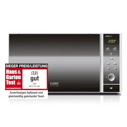Mikrowelle 30 Liter Caso MCG30 Chef 3-in-1 mit Grill und Heißluft