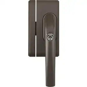 Abus Fenstersicherung FO400N AL0125 – Fenster-Zusatzsicherung mit Druckzylinder