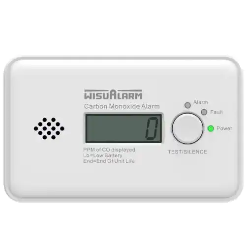 Gasmelder für Kohlenmonoxid mit 10 Jahren Batterie und LCD Display