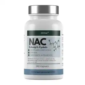 N-Acetylcystein Exvital NAC Kapseln 600mg 180 vegane Kapseln