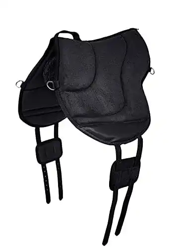 Reitpad A&M Reitsport Bareback Pad mit Klettkissen und baumloser Bauweise