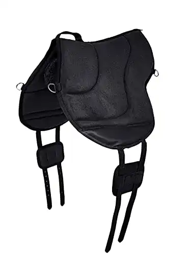 Reitpad A&M Reitsport Bareback Pad mit Klettkissen und baumloser Bauweise