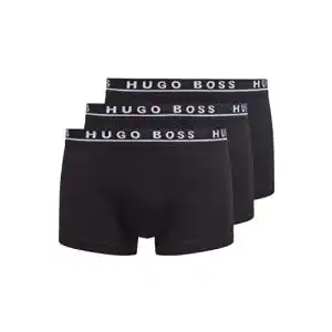 Boxershorts Herren BOSS Herren Trunk 3P CO/EL Dreier-Pack