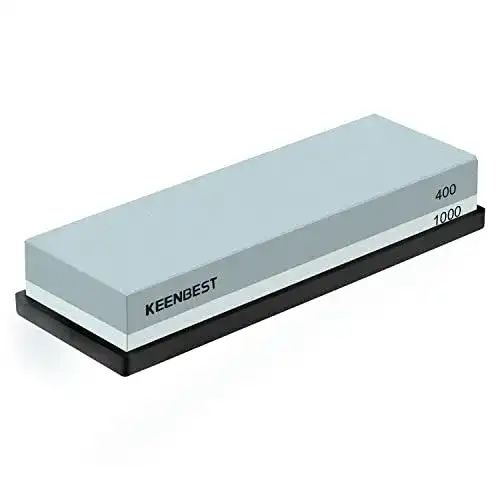 Keenbest Schleifstein Set 400 1000 für Wetzstein Messer