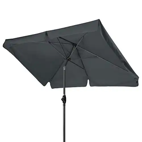 Rechteckiger Sonnenschirm Derby Basic Lift NEO 210×140 mit Kurbel