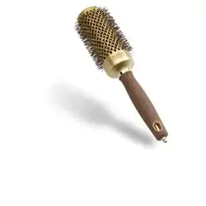 Keramik Rundbürste Olivia Garden Expert Blowout Shine in Gold und Braun