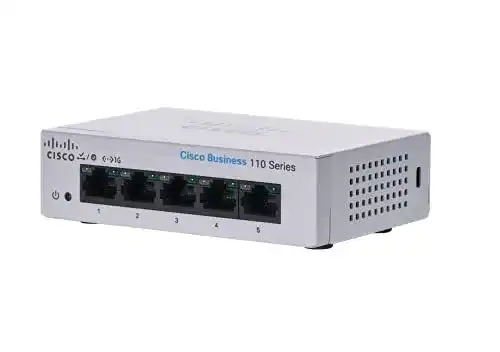 5-Port-Switch Cisco Business CBS110-5T-D Unmanaged Switch